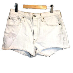 Levi’s Premium Denim High Waist Cutoff Jean Shorts Size 29
